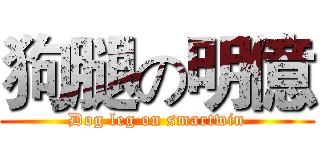 狗腿の明億 (Dog leg on smartwin)