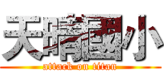 天晴國小 (attack on titan)