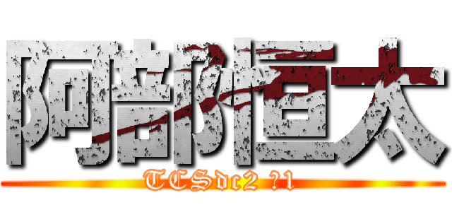 阿部恒太 (TCSdc2 №1)