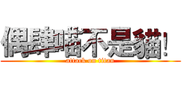 偶肆喵不是貓！ (attack on titan)