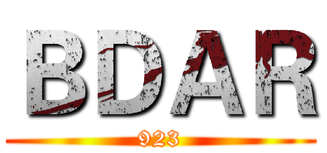 ＢＤＡＲ (923)