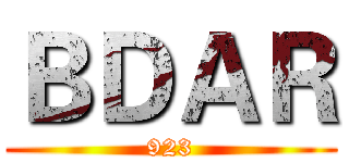 ＢＤＡＲ (923)