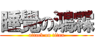 睡覺の鴻霖 (attack on titan)