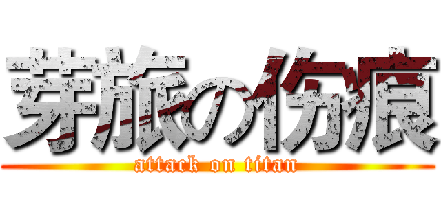 芽旅の伤痕 (attack on titan)