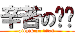 辛苦の爸爸 (attack on titan)