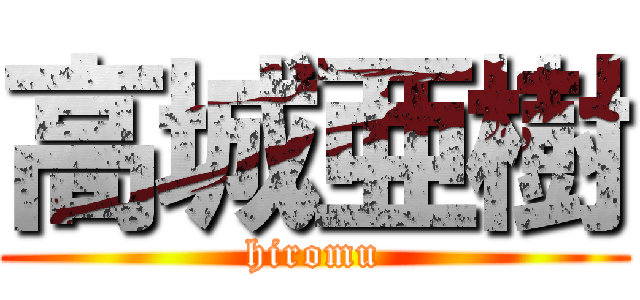 高城亜樹 (hiromu)