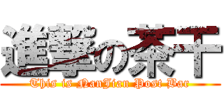 進撃の茶干 (This is NanJian Post Bar)