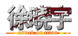 徐晓宇 (attack on titan)