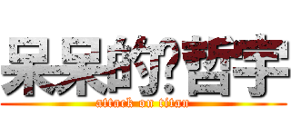 呆呆的吳哲宇 (attack on titan)