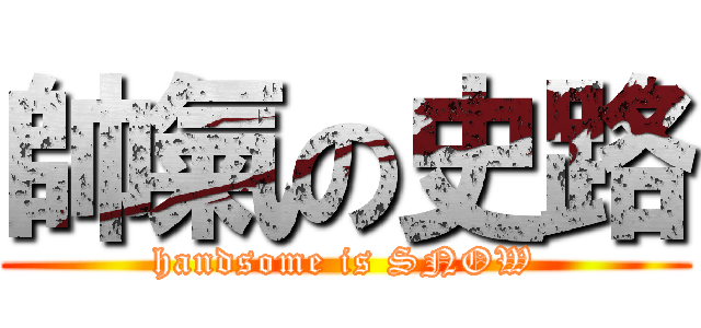 帥氣の史路 (handsome is SNOW)