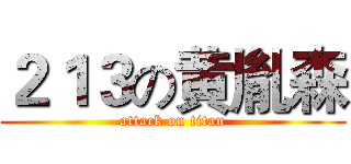 ２１３の黄胤森 (attack on titan)