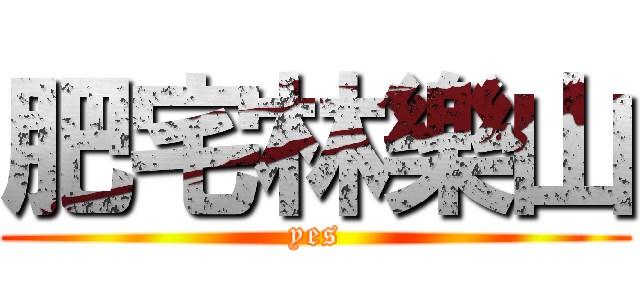 肥宅林樂山 (yes)