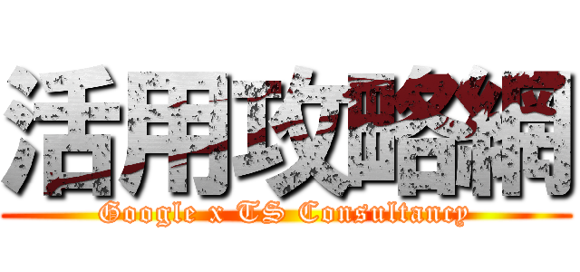 活用攻略網 (Google x TS Consultancy)