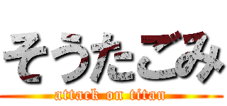 そうたごみ (attack on titan)