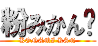 粉みかん🍊 (KONAMI KAN)