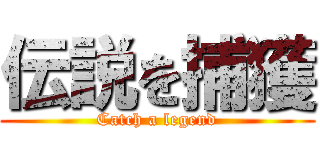 伝説を捕獲 (Catch a legend)