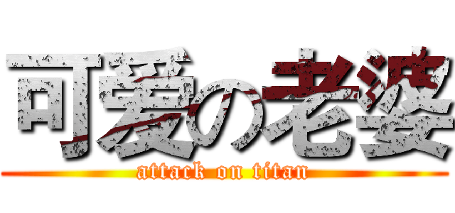 可爱の老婆 (attack on titan)
