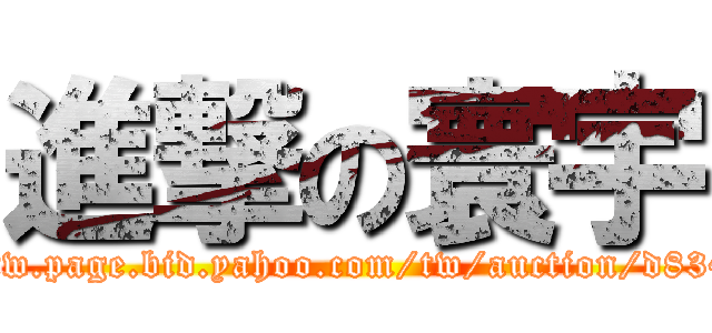 進撃の寰宇 (http://tw.page.bid.yahoo.com/tw/auction/d83403266)