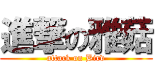 進撃の雅菇 (attack on Bird)