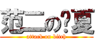 范二の寜夏 (attack on bitch)