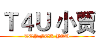 Ｔ４Ｕ 小贾 (TOP FOR YOU)