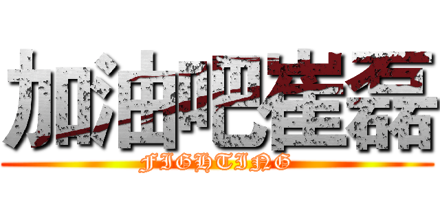 加油吧崔磊 (FIGHTING)