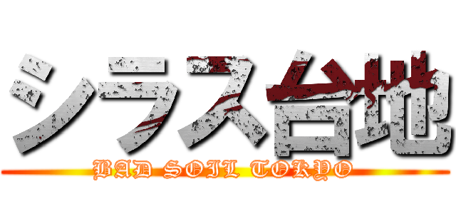 シラス台地 (BAD SOIL TOKYO)