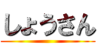 しょうさん ()