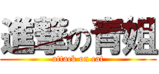 進撃の青姐 (attack on cat)