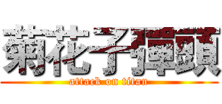 菊花子彈頭 (attack on titan)