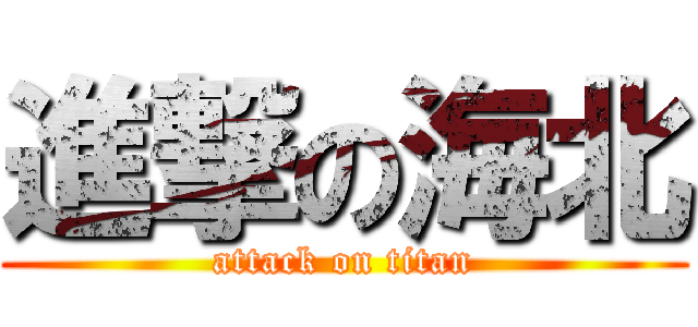 進撃の海北 (attack on titan)