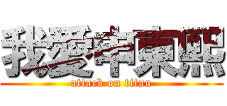我愛申東熙 (attack on titan)