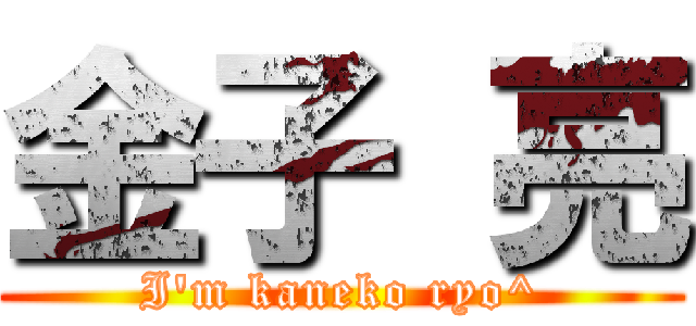 金子 亮 (I\'m kaneko ryo^)