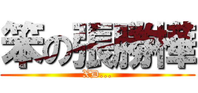 笨の張勝樺 (XD...)