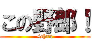 この野郎！ (4chan)