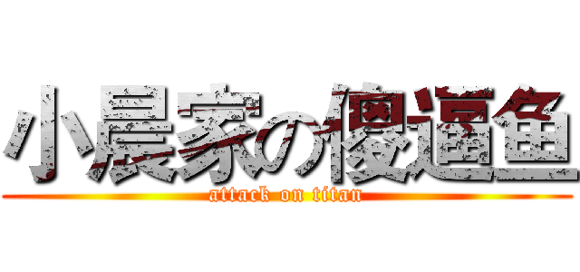 小晨家の傻逼鱼 (attack on titan)