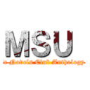 ＭＳＵ  (Graphic Novels Club Anthology vol. 8)