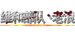 维和部队丶老浪 (you are gay boy)