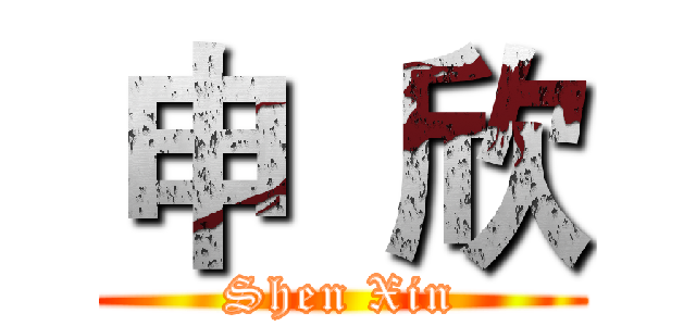 申  欣 (Shen Xin)