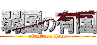 弱国の有国 (attack on titan)
