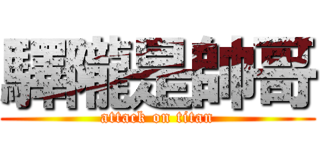 驛隴是帥哥 (attack on titan)