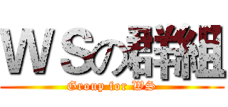 ＷＳの群組 (Group for WS)