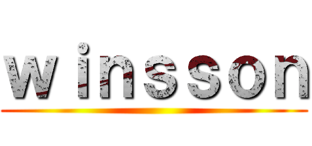ｗｉｎｓｓｏｎ ()