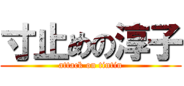 寸止めの淳子 (attack on tintin)