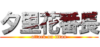 夕里花番長 (attack on titan)