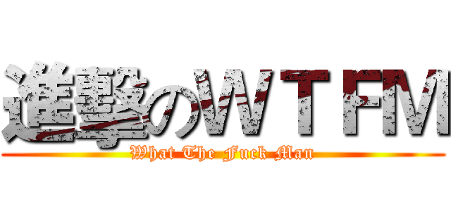 進擊のＷＴＦＭ (What The Fuck Man)