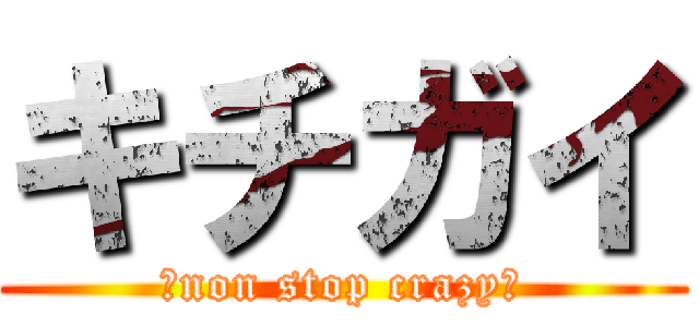 キチガイ (〜non stop crazy〜)