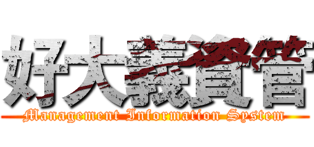 好大義資管 (Management Information System)