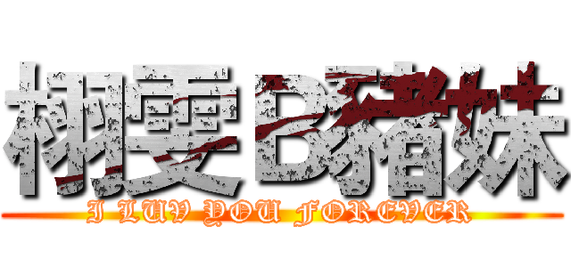 栩雯Ｂ豬妹 (I LUV YOU FOREVER)