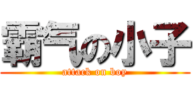 霸气の小子 (attack on boy)